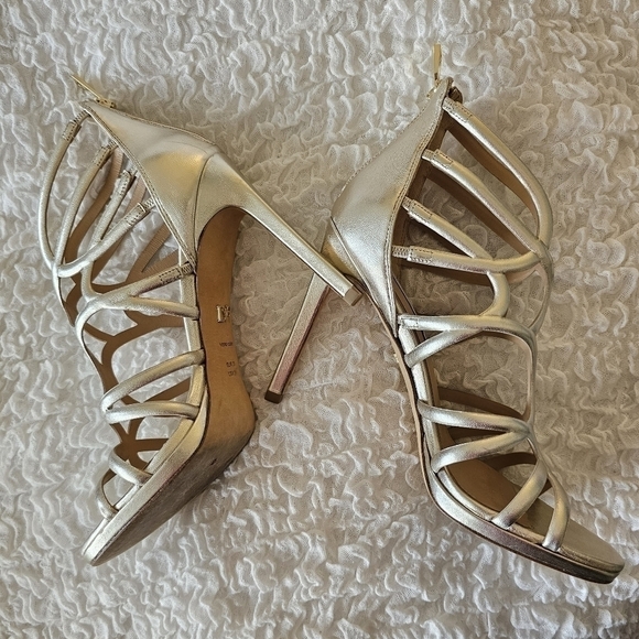 DVF Kalyan Gladiator Gold Sandal Size 8 - Picture 8 of 8